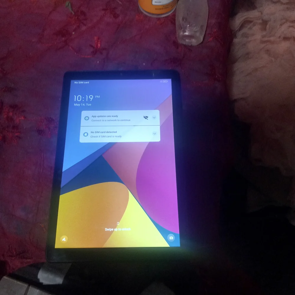 TLC Black Tablet with Vibrant Display